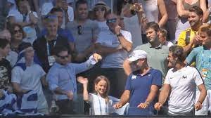He is even touted to be the next roger federer due to his dominance over champions of his time at such a young age. Australian Open Tennis 2019 Stefanos Tsitsipas Family Moment After Defeating Robert Bautista Agut To Make Semi Final Post Match Interview