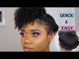 Take your fave short hair photo to your stylist. Download Four Easy Hairstyles For Short Natural Hair 3gp Mp4 Codedwap