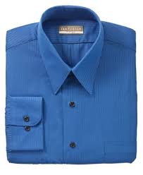 Van Heusen Satin Stripe Fitted Shirt Blue Shirt Dress Shirt Dress Shirts