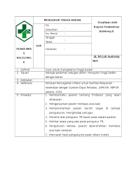 Ni luh sustemy buleleng nip: Sop Mengukur Tinggi Badan