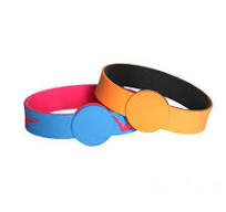 Pulseiras de silicone RFID, pulseiras de papel descartáveis ...