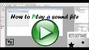 How To Play A Sound File In Visual Basic Vb 6 0 Youtube