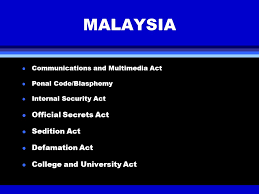 Legislation from this website is not a copy of the gazette printed by the government printer, percetakan nasional malaysia berhad. The Asian Broad Bans Laws Affecting Freedom Of Expression On The Internet Ppt Download