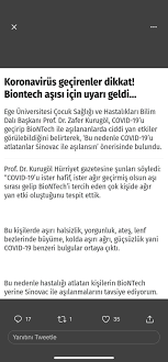 Birçok ilaç yan etkilere neden olabilir. Derya Unutmaz Md On Twitter Bu Hocanin Uyarisi Kulaktan Duyma Bilimsellikten Uzak Insanlarda Asilara Karsi Korku Yaratmaktan Oteye Gitmeyen Bir Soylemdir Covid Gecirenlerde Zaten Bagisiklik Olusur 1 Doz Asi 2 Doz Gibi 1 2 Gun