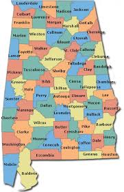 Alabama county map and list of counties by mapwatch.com alabama county map: Literary Map Of Alabama Alabama Literary Map Literary Map Alabama