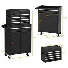 Drawer units & storage carts provide a convenient, mobile solution for storing a variety of supplies & essentials. 5 Drawer Rolling Tool Chest And Storage Cabinet With Wheels Orange 2 In 1 Mobile Garage Ball Bearing Steel Tool Chest Combo Tool Organizer Tool Chests Cabinets Tools Home Improvement Olharcidadao Com Br