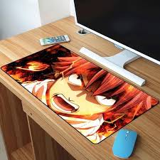Angry Face Of Nastu Mousepad Mouse Pad Fairy Tail Pad
