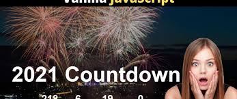 New Year Countdown 2021 Coming Soon Page Using Javascript Css Html Video Format Dev