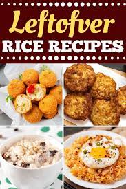 24 Simple Leftover Rice Recipes Recipe Leftover Rice Recipes Recipes Leftover Rice
