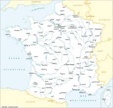 La carte de france est un outil de communication qui affiche des informations géographiques sur une surface plane. Carte Fluviale France Carte France Des Fleuves Et Rivieres