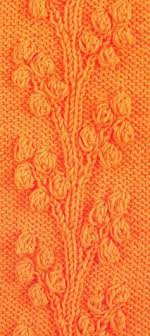 Bobble Vines Free Knitting Stitch Chart Knitting Kingdom