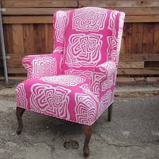 Available in a range of inviting colours to suit your existing décor, this armchair offers a stylish and appealing place to snuggle down in the evenings. Pink Wingback Chair Ideas On Foter