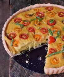 Hearty Vegan Quiche With A Gluten Free Pie Crust This Recipe Contains Chickpea Flour Garbanzo Bean And Is Therefore Egg Fre Vegan Quiche Quiche Recipes Food
