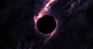 Trou Noir Supermassif Trou Noir Espace Gravite Masse Deformation Trou Noir Fond D Ecran Violet Art Spatial