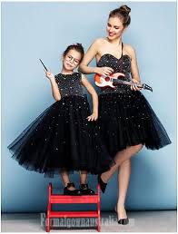 Australia Formal Dress Evening Gowns Black Plus Sizes Dresses Petite Ball Gown Sweetheart Short Knee Length Tulle Girls Dresses Online Ball Gowns Black Evening Dresses