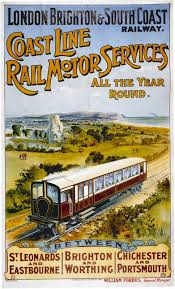 When Two Transports Go To War The Electric Fight Back In The 1900s Retro Travel Poster Travel Posters Vintage Travel Posters