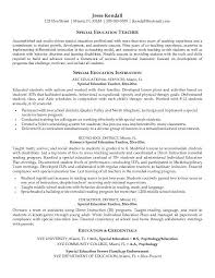 Maybe you would like to learn more about one of these? Special Education Resume Our 1 Top Pick For Special Education Teacher Resume Development Teaching Resume Examples Education Resume Teacher Resume