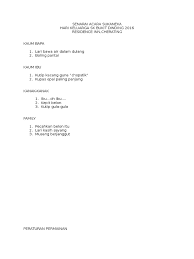 For more information and source, see on this link : Senarai Acara Sukaneka