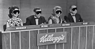 A random episode of the syndicated version of what's my line? from 1973 hosted by larry blyden. Four Celebrity Contestants Put On Blindfolds To Guess Who She Is Could You Guess Littlethings Com