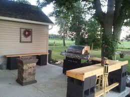 Cinder Block Patio Furniture Janice Lininger Backyard Backyard Remodel Backyard Patio