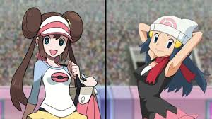 Pokemon Characters Battle: Rosa Vs Dawn (Unova Vs Sinnoh) - YouTube