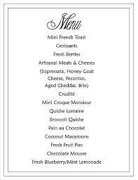 Easy French Cafe Menu For Parisian Inspired Parties Jayme Designsjayme Designs French Cafe Menu French Cafe French Party