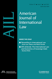 Iht~mati6riaiihlmic uril has been made ta check the accura c)' ofthispublication, international law book services accepts no responsibility for errors or omissions, if any. American Journal Of International Law Cambridge Core