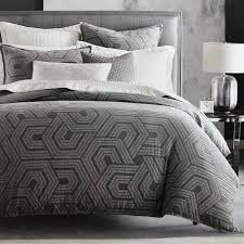 See other hotel collection products in our store. Hotel Collection Textured Hexagon Gray King Duvet Cover Style4bedding