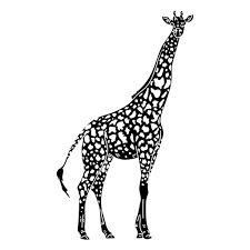 Giraffe Side View Silhouette Ad Aff Spon Side View Silhouette Giraff Giraffe Silhouette Silhouette Template Professional Business Cards Templates