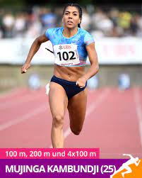 Profil officiel de l'athlète olympique mujinga kambundji (né(e) le 17 juin 1992), incluant jeux, médailles, résultats, photos, vidéos et actualités. Mujinga Kambundji Verrat Mein Freund Ist Auch Sportler Blick