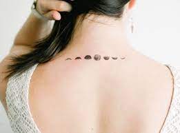 Hairstylism Moon Phases Tattoo Neck Tattoo Back Tattoo