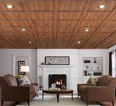 For a truly elegant look, try drop ceiling options for basements. Wohnzimmer Mit Offenem Kamin In Braun Und Weiss Dropped Ceiling Basement Ceiling Drop Ceiling Basement