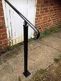 In 1996 the next generation, led by ceo livio dicenso, expanded the new company's manufacturing facility in richmond hill, ontario. Wrought Iron Style Exterior Handrail Garden Railing With One Bolt Down Post 1 2m Black Zinc Primed Amazon Co Uk Diy Tools