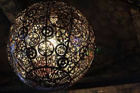 Old Bike Parts Turned Into Impressive Chandeliers Recycled Bike Parts Bicycle Art Cool Lamps