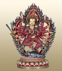 24k Gold Plated Ganesha With Semi Precious Stones A Unique Piece Call For Price Photo This Photo Was Uploaded By Starada Hindu Gods Ganesha Ganesha Pictures