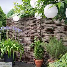 Weidenzaun Weidenzaune Gunstig Online Kaufen Naturzaun Steinmauer Garten Garten