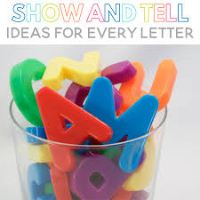 Show and tell letter g. Show And Tell Ideas For Every Letter Sarah Chesworth