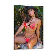 Amazon.com: Hot Girl Ana Cheri Bikini Poster Sexy Poster Room Aesthetic  Poster Print Art Wall Painting Canvas Posters Gifts Modern Bedroom Decor  12x18inch(30x45cm): Posters & Prints