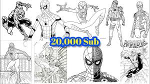Don't forget to rate and comment if you interest with this spiderman coloring pages youtube ideas. Spider Man Special Pages Coloring For 20 000 Subscribers Ultra Speed 37 Spider Man Coloring Pages Youtube