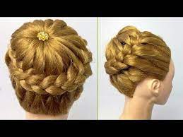 Bun Hairstyle For Lehenga And Saree New Flower Design Juda Hairstyles Video For Wedding Party Youtub Bun Hairstyles Lehenga Hairstyles Juda Hairstyle Video