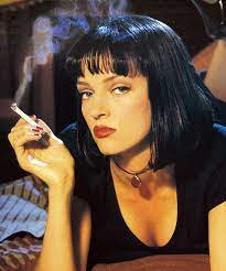 Movie Beauty Most Iconic Hairstyles Pulp Fiction Makeup Looks Pulp Fiction Costume