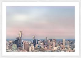 Ihr einzigartiges foto als hochwertige leinwand in bester qualität & made in germany. Melbourne City Skyline Photographic Framed Print Interiors Online