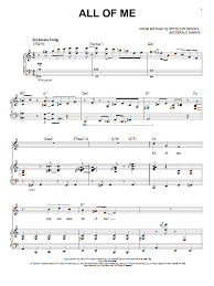 All of me lyrics piano. All Of Me Sheet Music Michael Buble Piano Vocal