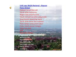 Ibu soed memiliki nama lengkap suridjah niung. Lirik Lagu Wajib Nasional Tanah Airku Ppt Download