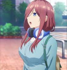 Gotoubun No Hanayome Nakano Miku Ep 1 Animasi Seni Anime Gadis Animasi