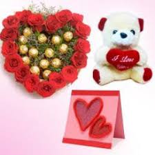 Teddy bears make great and romantic valentine's day gift ideas, and they come in so many different forms and price points. Flower Teddy Bear Chocolate Combo Flowers With Chocolates And Teddy