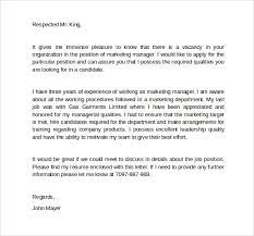 Sample cover letter for digital marketing fresher. Free 10 Sample Marketing Cover Letter Templates In Pdf Ms Word