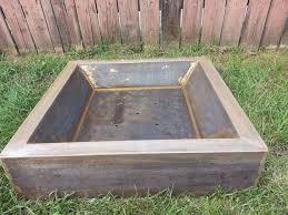 Opening is 30 add 2. 32 X 32 Square Fire Pit Cover Fire Pit