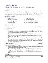 Event coordinators handle every aspect of trades, shows, conferences, business meetings, weddings, and parties from meeting with the clients to discuss. Event Coordinator Resume Example Hospitality Industry