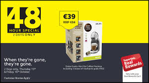 Check spelling or type a new query. Supervalu Ireland On Twitter 48 Hour Special Make The Perfect Coffee At Home With The Dolce Gusto Mini Me Coffee Machine Including 4 Boxes Of Starbucks Pods For Only 39